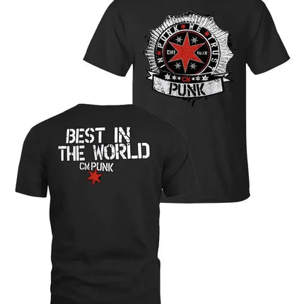 Summer men's 3d printed wrestler punk T-shirt Casual hip-hop outdoor sport top men's clothing