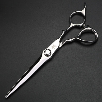 XUANFENG Silver Professional Hair Scissors 6.5 "440C Steel Barber Cutting Scissors and thinning Scissors, Suitable for Barber