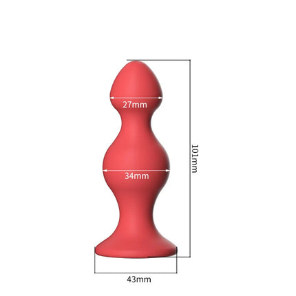 Anal Plug Silicone Butt Plug 3 Sizes Butt Plug Crystal Base Anal Vaginal Expander Sex Toy Adults Games Couple Erotic Products
