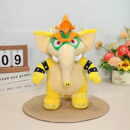2026 Wonder Bowser Turtle Jr Plush Doll Toy Anime New Peripheral Plush Toy Bowser King Bowser Plush Toy Boy Birthday Gifts