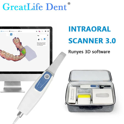 Runyes V3 Pro 3.0 Dental Digital Imaging Scanner Odontológico 3D Intraoral Scanner with Friendly Software & Ortho Simulation