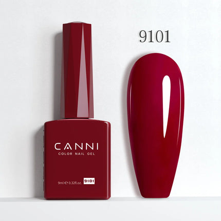 9ml CANNI Gel Nail Polish HEMA FREE TPO FREE Round Brush Gorgeous Color Soak Off UV LED Semi Permanent Gel Varnish Winter Nails