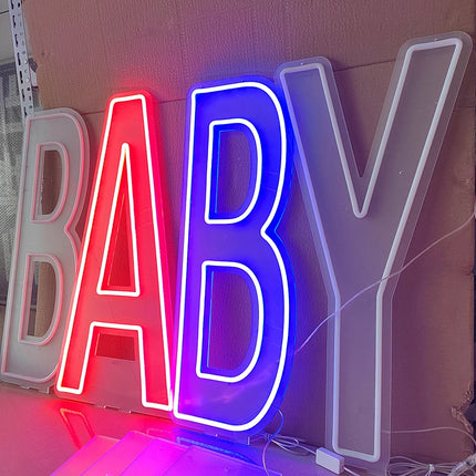 76cm Large Light up Letter Sign 26 Alphabet Stand up Lighting for Wedding Birthday Party Home Bar Decor