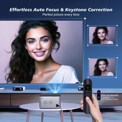 Magcubic HY350 Pro 580ANSI Projector Android 11 4K 1080P Wifi6 Voice Control Allwinner H713 Electronic Focus BT 5.0 Home Cinema