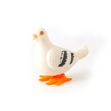 Funny Wind Up Toy Children's Cartoon Winding Creative Jumping Magpie Peacock Pigeon Dinosaur Puzzle Animal Baby Toddler Gift