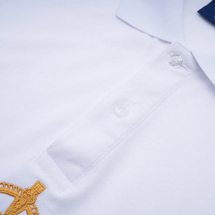 Men's polo shirt survival of the fittest cotton embroidery stitching color classic fashion original design pure cotton quality