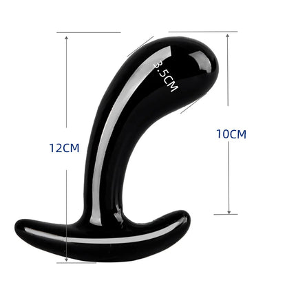 Unisex TPE Thumb Anal Butt Plug 3-Piece Set Prostate Massage Insert G-Spot Wearable Stimulation Sex Toy for Adults Men Women