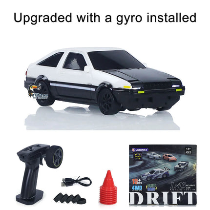SALE 4WD RTR 1/43 RC Speed Car Four-wheel Drive Radio Control 2.4g Mini Racing Drifting Car Toys High Speed Model Gift for Boys