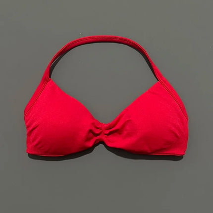 HISTELLO Sports Bra Push Up Strappy Sexy Open Back Gym Crop Top Removable Cups Women Workout Clothing Gym Top Halter Sport Bra