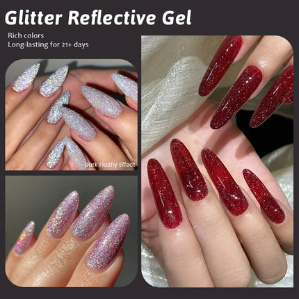 Glitter Reflective Gel / Gel Pailleté Réfléchissant