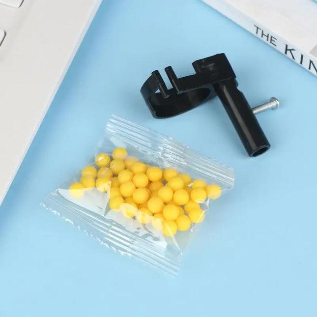 Ring  boy fingertip decompression artifact pocket MINI can be pressed to fire children's toy