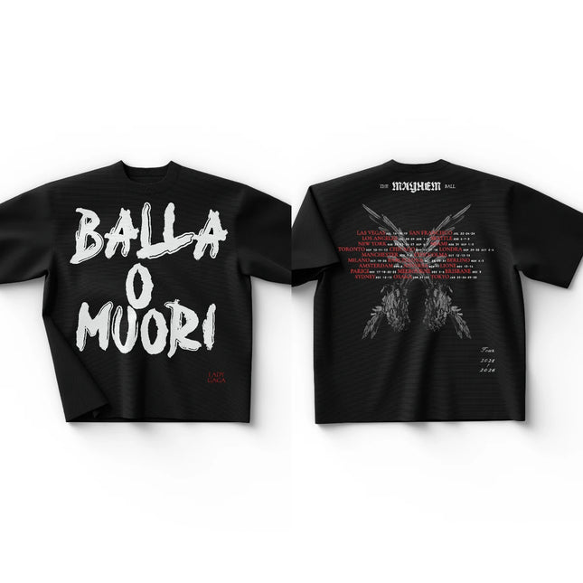 Lady Gaga World Tour Graphic T-shirt Lady Gaga Letter Printed Oversized Y2k Women Short Sleeve High Quality Female Male Clothing