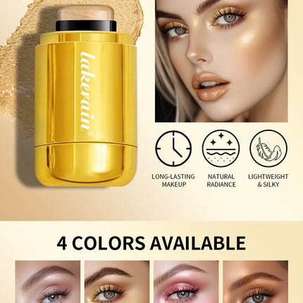 4Colors Highlighter Stick Brightening Skin Tone Contouring Natural Stereo Concealer Blush Multi-Purpose Stick