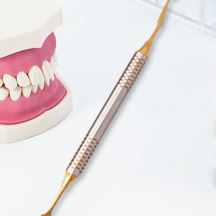 Dental Resin Spatulas Composite filling Dental Dentistry tools 6pcs/Set Titanium Plated Head Resin Filler set