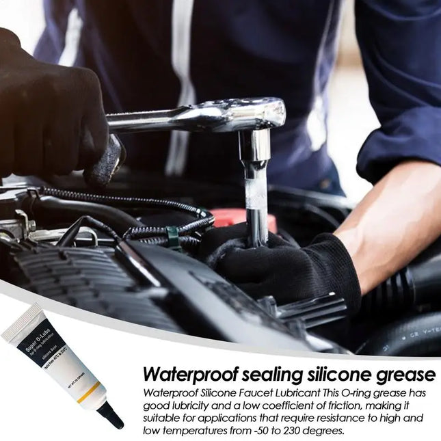 Silicone Grease Waterproof Food Grade Sanitary Lubricant 10g For O-rings Tube Silicone Grease Silicone Lubricant