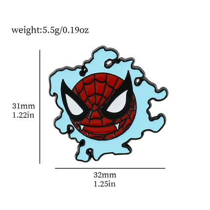 Gengar Cartoon Brooches Anime Enamel Lapel Pins for Backpack Accessories Fans Collection Brooches Jewelry Gift
