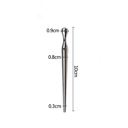 Male Stainless Steel Urethral Plug Urethral Dil Sounding Penis Plug Urethra Beaded Insert Rods Penis Plug Medical Themed Toys