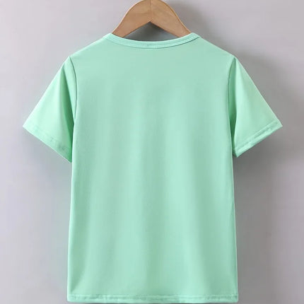 Summer Baby Boy Clothes Kid Girls Casual Sea Turtle Printed T-shirts Children Fashion Crew Neck Short Sleeve Top