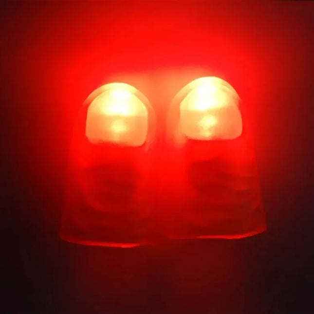 Magic Thumbs Light Toys for Adult Magic Trick Props Blue Light LED Flashing Fingers Halloween Party Toys for Children