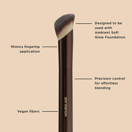 Hourglass Complexion Brush Set Ambient Soft Glow Foundation and Seamless Finish Concealer Makeup Brushes Kit 2pcs