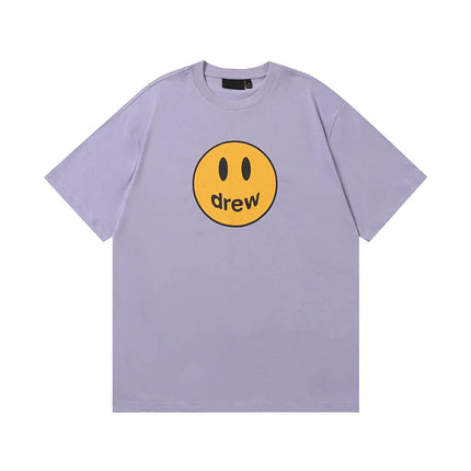 Drew House Print Short-Sleeve High-Street Casual Couple's Oversized T-Shirt