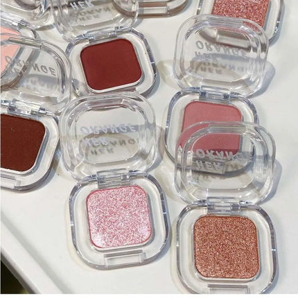 Monochrome Eyeshadow Palette Matte Wine Red Brown Eye Shadow Smoky Pearl Glitter Earth Low Saturation Matte Eye Shadow Makeup