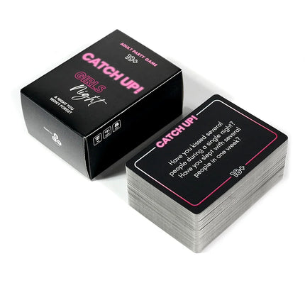 Catch Up Girls Night Card Game Party Game Spicy Thought Provoking Conversation Starters for Fun Girls Nights Party