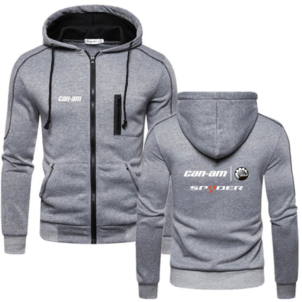 Can Am Team Motorcycles Print Hoodies Jacket Zipper Cotton Fashion Coats Harajuku Clothing Sweatshirt Decal Fleece Tops