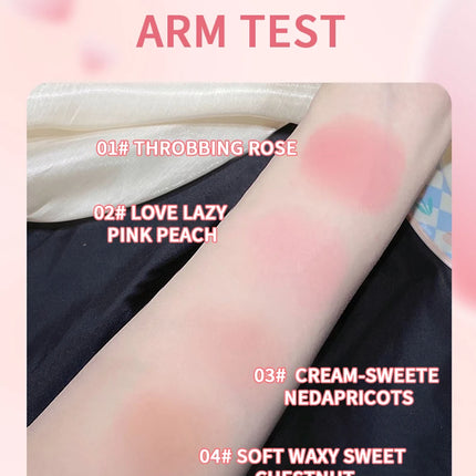 Blush Stick Brightening Contour Powder Shadow Blusher Waterproof Eyes&lip Cheek Tint Beauty Blush Stick Sponge Makeup Cosmetics