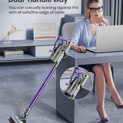 Honiture 450W 33000PA Cordless Vacuum Cleaner Handheld 55 mins Removable Battery Wireless Carpet Pet Hair Smart Home Appliance