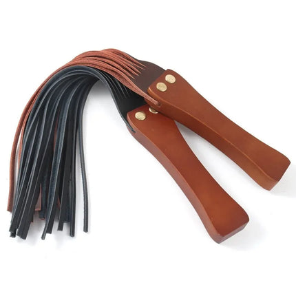 BDSM Genuine Leather Fetish Whip Flirting   Spanking Slave Horse Whip Erotic Role Play  Flogger Teasing Sex Toys for Couple