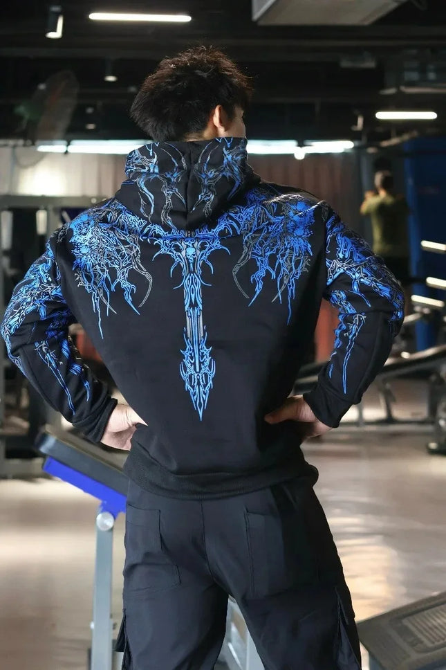 Breathedivinity Men's Hoodie Sweatshirt Fitness Clothing Autumn Winter Cross-Border Best-Selling Item Sporty Style from China