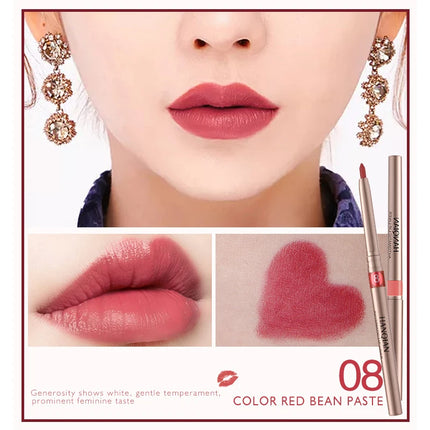 Automatic Rotary Lip Liner Easy Makeup Colour Lipstick Pencil Waterproof Long-lasting Matte Lipsticks Portable Girls Cosmetics