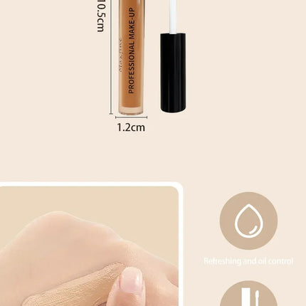 Waterproof Concealer Pen Full Coverage Cover Dark Circles Acne Pores Concealer Pen Matte Foundation Cream Facial Makeup Cosmetic