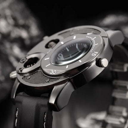 Men's Watch, Leisure Sports V8 Quartz Watch, Trendy Fashion Silicone Watch Classic Analog Display Wristwatch for Casual