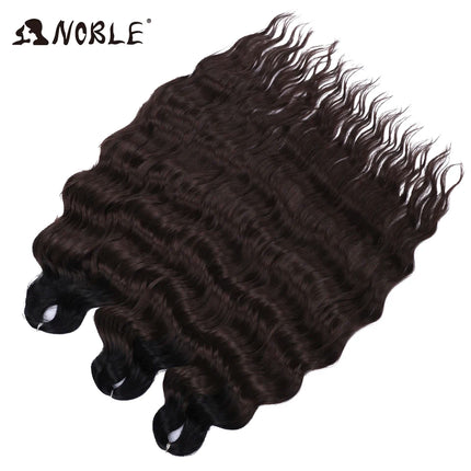 Noble Braiding Hair 300g 24 Inch ANNA Curl Hair Water Wave Twist Crochet Hair Synthetic Rainbow Color Braiding Hair Extensions