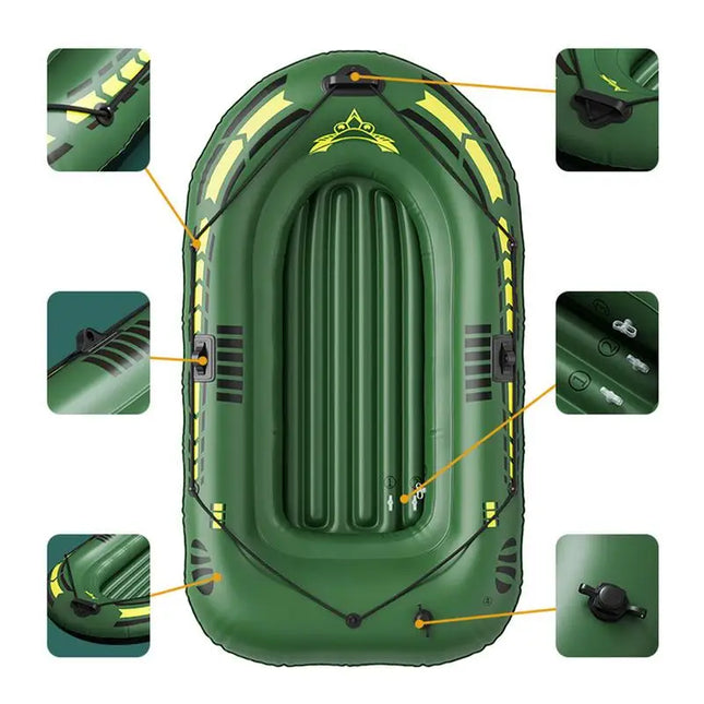 Inflatable Rafting & Fishing Boat Inflatable Fishing Kayak Inflatable Rafting & Fishing Boat For Outdoors Portable Fishing Boats