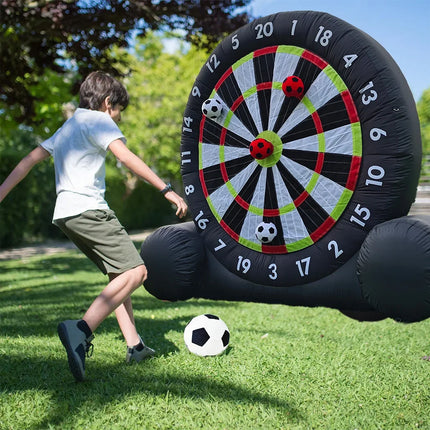 2m/3m/4m Foot Dart Inflatable Football Dart Board With Sticky Soccer Balls Foot Kicking Ball Sports Target Games Kick Darts