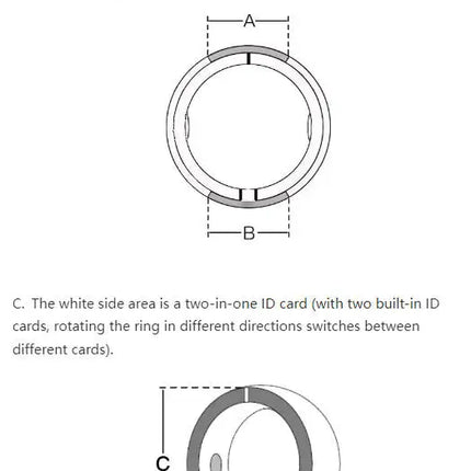 Smart Ring Smart Wearable Device, 125KHZ 13.56MHZ NFC 6 RFID Cards Jakcom R5 Smart Sharing for GPS ID IC IOS Android WP Phones