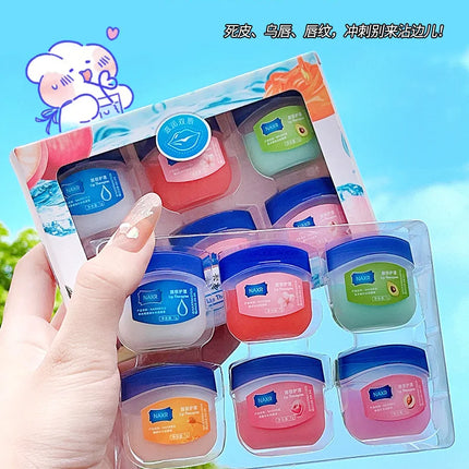4/6PCS Lip Balm Lip Oil Set Hydrating Moisturizing Lip Mask Kit Winter Lip Care Oil Lipstick Base