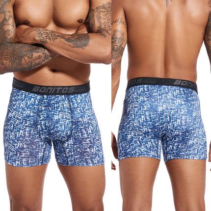 8pcs Random Men Boxers Polyester Men's Panties Underwear for Man Boxershorts Sexy Mens Square Underpants Comfortable Boxer Short