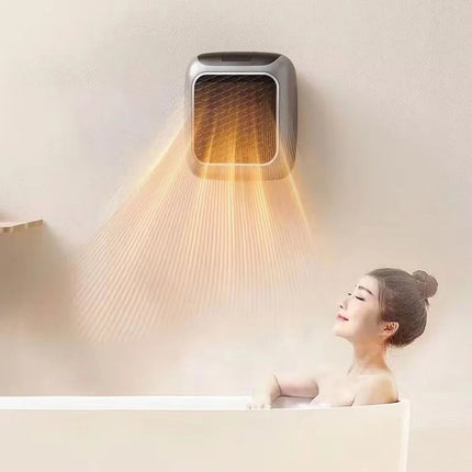 Indoor Electric Heater 800W Wall Mount Portable Fast Heating Warmer PTC Ceramic Digital Heaters For Bedroom Bathroom Living Room