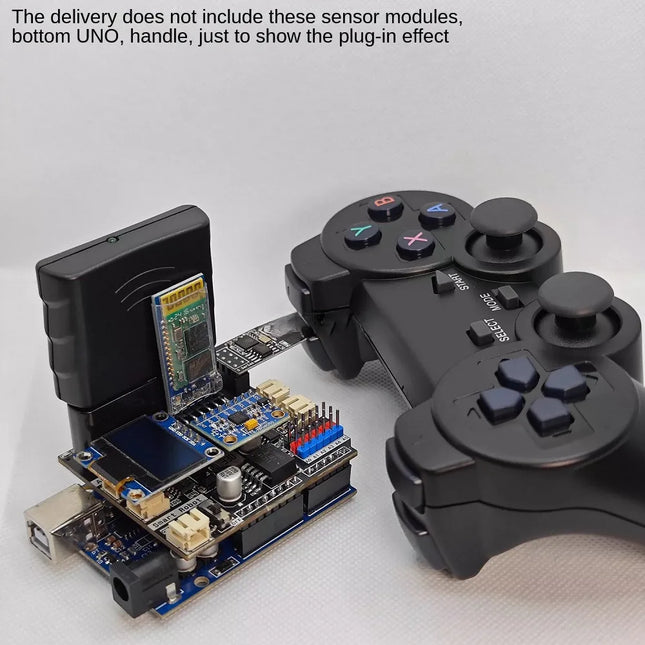 Moebius 4 Channel Motor Driver Board Compatible with Arduino for Smart Mecanum Wheel Robot Car Chassis