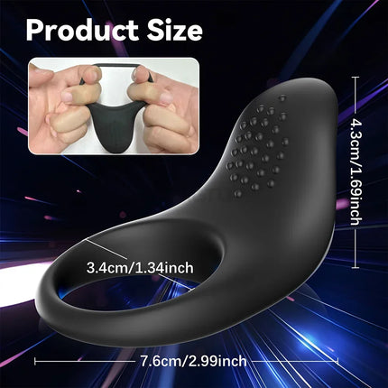 APP Control Vibrator Cock Ring for Men Delay Ejaculation Penis Ring Lock Penisring Cockring Adult Male Sex Toys for Men
