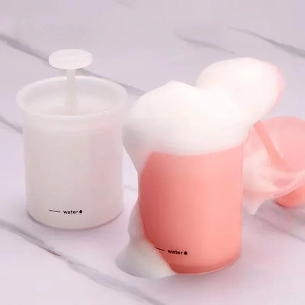 Portable Foaming Clean Tool Simple Face Cleanser Shower Bath Shampoo Foam Maker Bubble Foamer Device Cleansing Cream Reusable