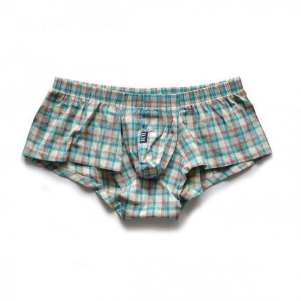 Men's Plaid Boxer Shorts Underwear Sexy Home Cueca Masculina Ropa Interior Hombre Boxer Para Hombre Comfortable Underpants Alo