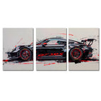 A95-1-3PCS / 50X70CM