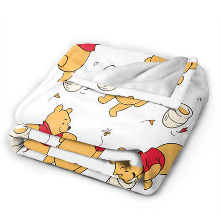 W-Winnies the P-Pooh Blanket Quality Comfortable  Throw Blanket Spring Travel Car Sofa Home Novelty Bedspread