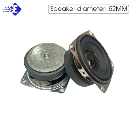 2 Inch Full Range Speaker Waterproof 4 Ohm 3W Bluetooth Speaker 52MM Bass Speaker For Charge 3 Repair Multimedia Home Audio