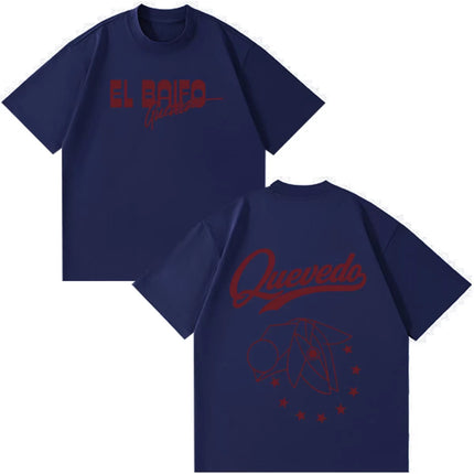 QUEVEDO EL BAIFO Album 2026 Tour Merch T Shirt Men Women Fashion T-shirt Summer Short-sleeved Cotton Casual Vintage T-shirts Top